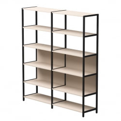 Набор стеллажных систем Еверпроф ЕВО №6 Кашемир Черный / Everprof EVO