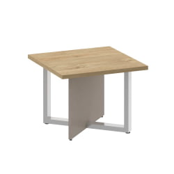 Стол журнальный, квадратный СХИФТ СК.СГ-КВ-60 Тиквуд Светлый/Капучино / SHIFT SK.SG-KV-60