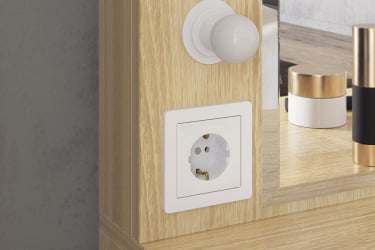 Трюмо Зара СМЗ-03 дуб сонома/белый / SMZ-03