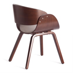 Стул ЛАНДО (мод.8036) дерево / ткань, 59х53х75 см, орех/серый / LANDO (mod.8036)