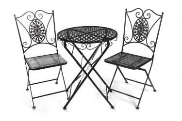 Маленький обеденный стол Сеcрет Де Маисон Патио черный / Secret De Maison Patio