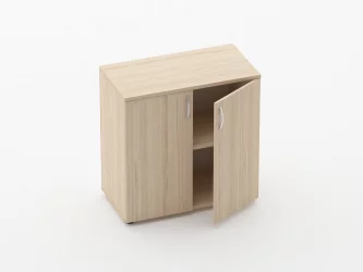 Шкаф низкий закрытый Глассй 6.08.131 Бук светлый / Glassy