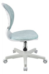 Кресло 1139 ФВ ПЛ Вхите велюр Блисс 10 голубой / FW PL White Bliss