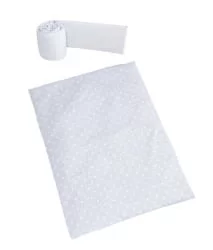 Набор Микуна Галаксй покрывало+бортик для колыбели ТХ-1823 Галаксй грей / Micuna Galaxy Galaxy grey