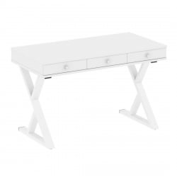 Стол письменный ХОМЕ ОФФИCЕ ВР.СП-1-118.М Белый Бриллиант/Белый металл / HOME OFFICE VR.SP-1-118.M