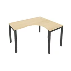 Стол письменный МЕТАЛ СЙСТЕМ Б.СА-3 Пр Акация/Антрацит / METAL SYSTEM