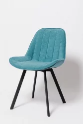 Стул для гостиной К 21 блаcк Бирюзовый (РС 21\ч) / black
