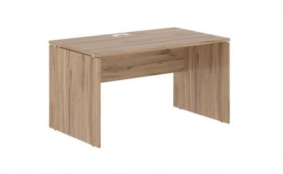 Стол письменный ЕДИС ЕДСТ 1380 Дуб Денвер светлый Белый / EDIS EDST