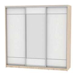 Шкаф-купе Б-230х235х60-2(ДСС-Белый-Д7Д8Д7) / B-230х235х60-2(ДСС-Белый-D7D8D7)