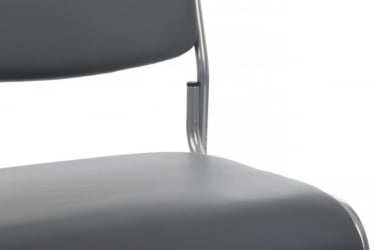 Кресло Никс РCХ ОМКЛ-01 Серый/Металл окрашенный Хром / Nix RCH OMKL-01