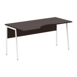 Стол эргономичный левый ИМАГО Плус СА-1П(Л) Венге Магия Белый / IMAGO Plus СА-1P(Л)