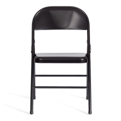 Стул со спинкой ФОЛДЕР (мод. 3023(ИИ)) металлический, 46,5 кс 48 кс 75, (Блаcк) / FOLDER (mod. 3023(II)) x x (Black)