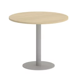 Стол журнальный круглый ХОМЕ ОФФИCЕ ВР.СП-5-90.1 Акация Лорка/Серый металл / HOME OFFICE VR.SP-5-90.1