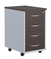 Тумба подкатная ИМАГО ТМ-4.А Венге Магия Металлик / IMAGO