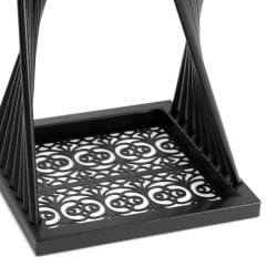 Журнальный стол Остериа/Остерия металл, черный, 25,5х25,5х59 см / Osteria/Остерия