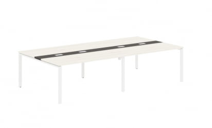 Переговорный стол ЕДИС ЕУCТ 3116 Ясень Траун Мокко Белый / EDIS EUCT