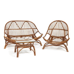 Столик кофейный ВЕНИCЕ 53кс46кс45 см, коко бровн (коричневый кокос) / VENICE 53x46x45 coco brown