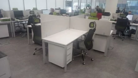 Офисная перегородка Дека 8.12.14 Белый (без крепления) / Deka