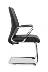 Кресло для посетителей ХЛC-2415Л-3/Блаcк / HLC-2415L-3/Black