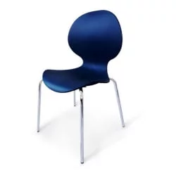 Стул пластиковый СХФ-008-Б Блуе / SHF-008-B Blue