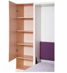 Шкаф-диван-кровать Смарт 1 3-в-1 левый 1400 Дуб молочный