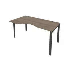 Стол письменный МЕТАЛ СЙСТЕМ Б.СА-1 Л Вяз/Антрацит / METAL SYSTEM