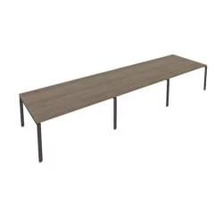 Переговорный стол (3 столешницы) Метал Сйстем Б.ПРГ-3.4 Вяз/Антрацит / Metal System