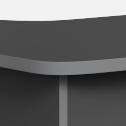 Игровой компьютерный стол СКИЛЛЛ СТГ 1385.1 антрацит/металлик / SKILLL STG