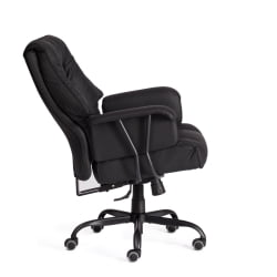 Кресло руководителя БРООКЛЙН кожзам, черный / BROOKLYN