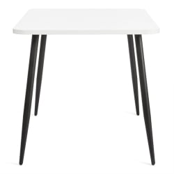 Обеденный стол ПЛУТО ЛДСП/металл, 120кс80кс77 см, Белый/Черный / PLUTO 120x80x77