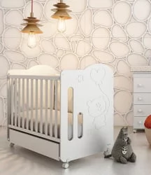 Кроватка для новорожденных Микуна Глобито 120кс60 Вхите / Micuna Globito 120x60 White