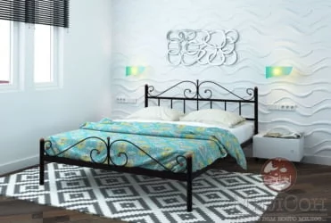 Кровать Диана Плус 1800х1900 Черная / Plus