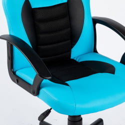 Детское кресло CХАИРМАН КИДС 111 Черный-голубой / CHAIRMAN KIDS