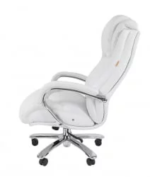 Кресло руководителя Чаирман 402 кожа Белый / Chairman