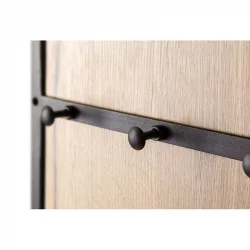 Панель для прихожей с вешалкой Лофт (В) Дуб Натур / Loft