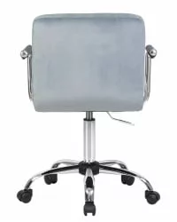 Офисное кресло для персонала ДОБРИН ТЕРРЙ Пудрово-голубой велюр МДЖ9-74 / DOBRIN TERRY MJ9-74