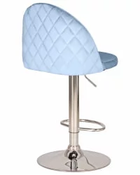 Стул барный ДОБРИН МИЛАНА Пудрово-голубой велюр МДЖ9-74 / DOBRIN MILANA MJ9-74
