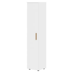Шкаф-колонка с глухой дверью левый Форта ФХC 40.1 Л Белый премиум / Forta FHC L