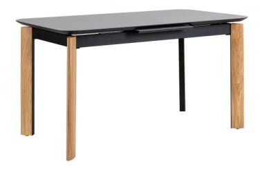 Стол раскладной Комби Гласс 120-150 Аутоматиc Натур/Дэрк матте гласс / Combi Glass Automatic Natur/Dark matte glass