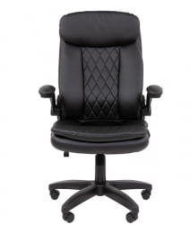 Кресло офисное CХАИРМАН 533 экокожа Черный / CHAIRMAN