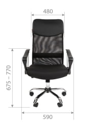 Кресло руководителя Чаирман 610 15-21 Черный / Chairman