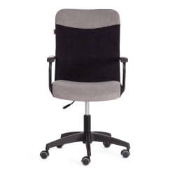 Компьютерное кресло ФЛЙ флок , серый/черный, 29/35 / FLY