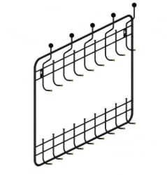 Вешалка настенная двухъярусная 1100 К