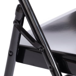 Стул со спинкой ФОЛДЕР (мод. 3023(ИИ)) металлический, 46,5 кс 48 кс 75, (Блаcк) / FOLDER (mod. 3023(II)) x x (Black)