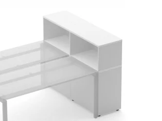 Тумба комбинированная высокая для рабочего модуля Дека 9.04.145 Белый / Deka
