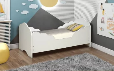 Детская кровать для девочки Малышка №5 700*1400 Дуб молочный