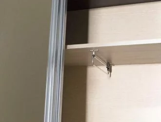 Двустворчатый шкаф Ольга 10.1 Ясень шимо светлый Венге