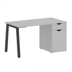 Стол письменный ХОМЕ ОФФИCЕ ВР.СП-3-138.1.А Серый/Антрацит металл / HOME OFFICE VR.SP-3-138.1.A