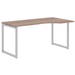 Стол письменный правый КСТЕН-К КСКCЕТ 169 Р Дуб Сонома Алюминий / XTEN-Q XQCET R
