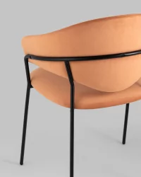 Стул Алексис велюр Оранжевый